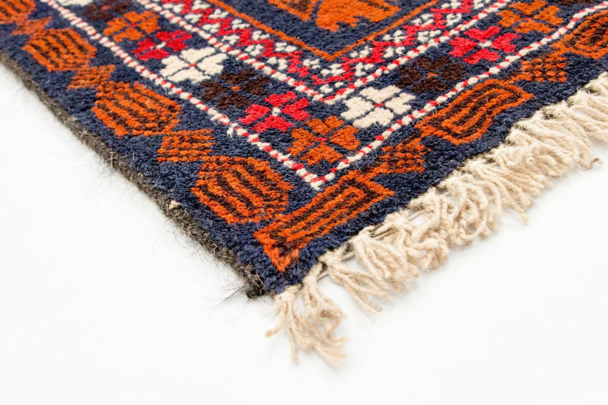 Belutsch Rug - 136 x 77 cm - blue