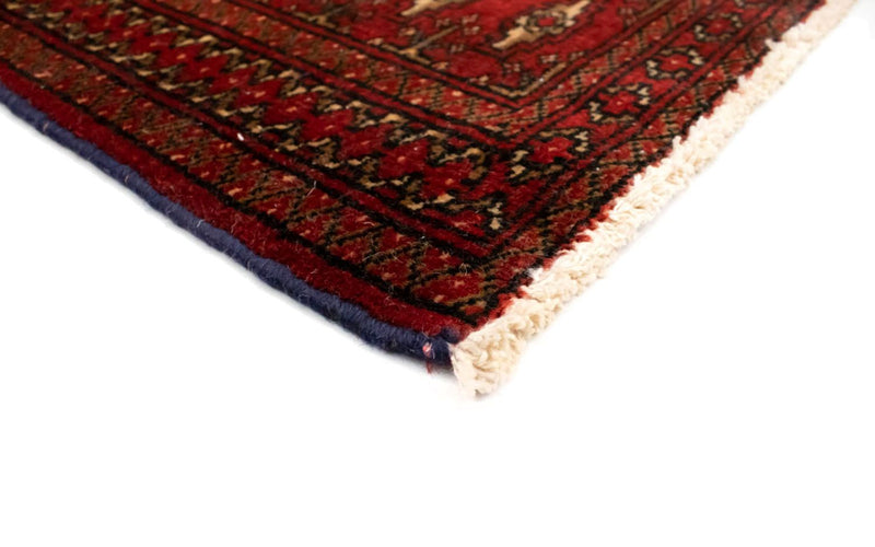 Runner Turkaman Rug - 100 x 50 cm - red