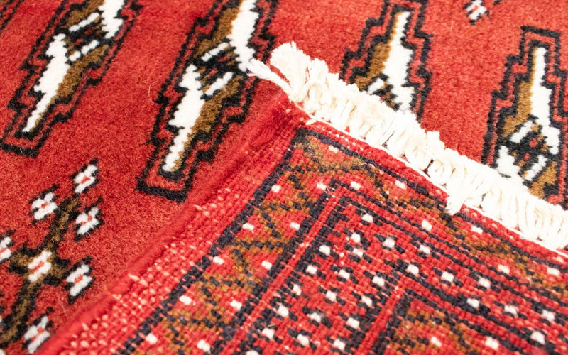 Runner Turkaman Rug - 100 x 50 cm - red