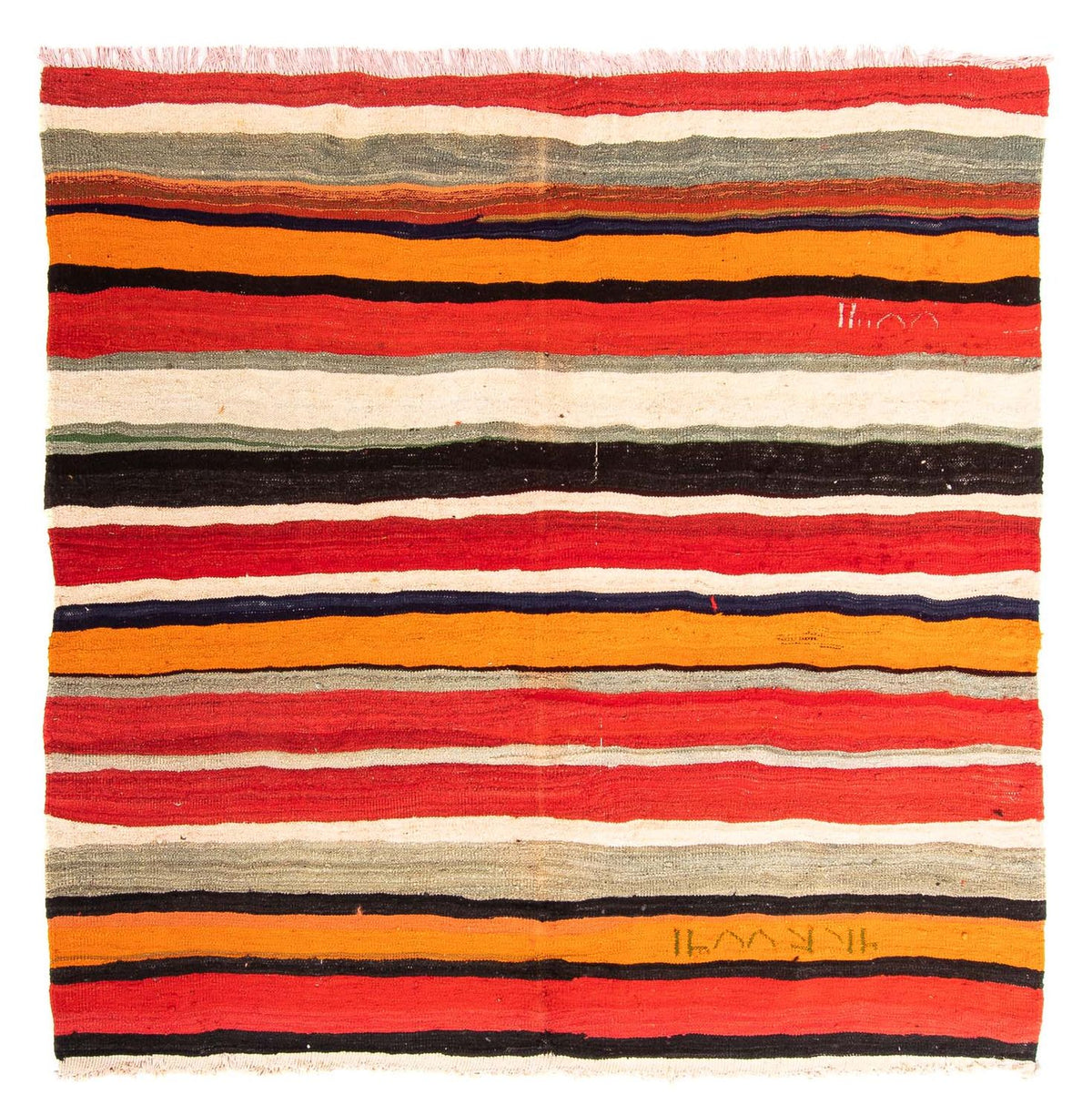 Kelim Rug - Old square  - 190 x 180 cm - multicolored