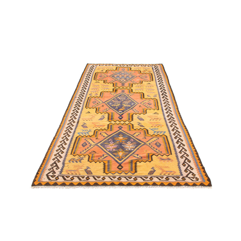 Runner Kelim Rug - Old - 280 x 147 cm - multicolored