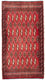 Runner Turkaman Rug - 100 x 50 cm - red