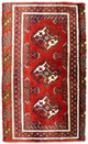 Turkaman Teppich 100x50cm - Orientteppich