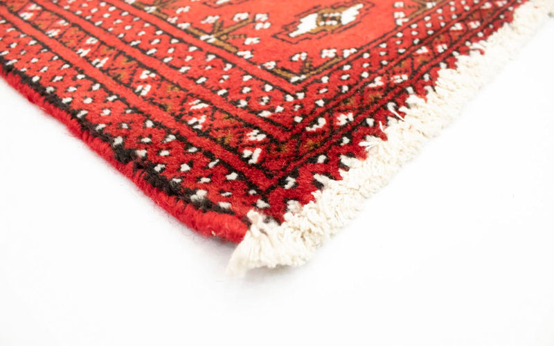 Runner Turkaman Rug - 100 x 50 cm - red