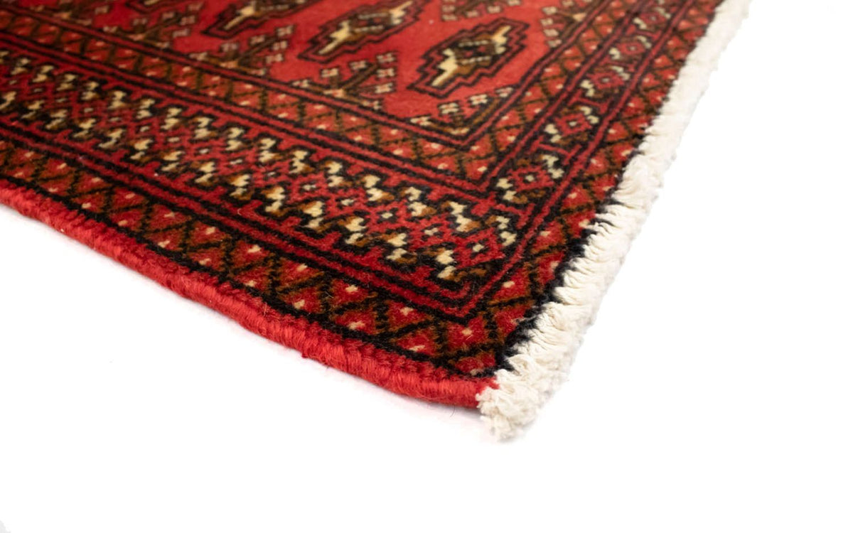 Runner Turkaman Rug - 100 x 50 cm - red