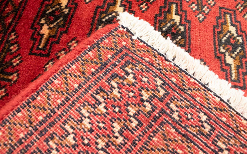 Runner Turkaman Rug - 100 x 50 cm - red