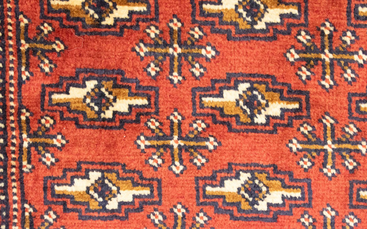 Runner Turkaman Rug - 100 x 50 cm - red