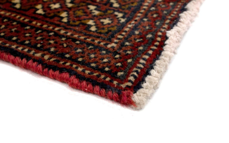 Runner Turkaman Rug - 100 x 50 cm - red