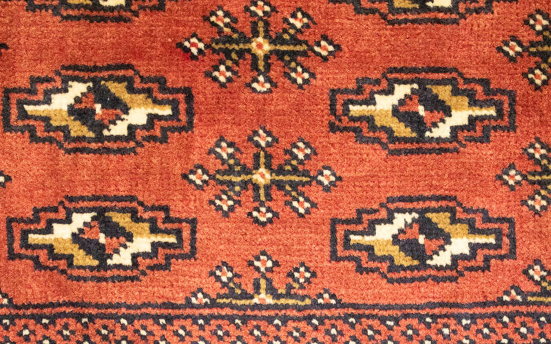 Runner Turkaman Rug - 100 x 50 cm - rust