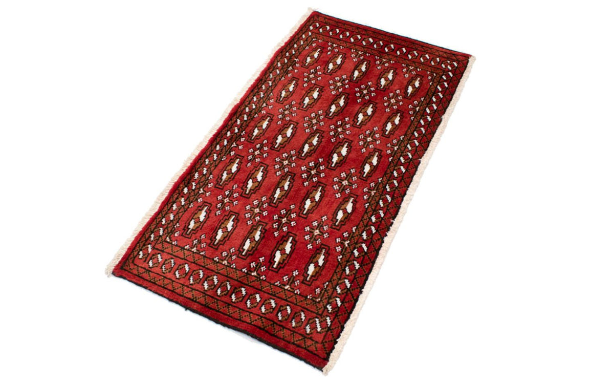 Runner Turkaman Rug - 100 x 50 cm - red
