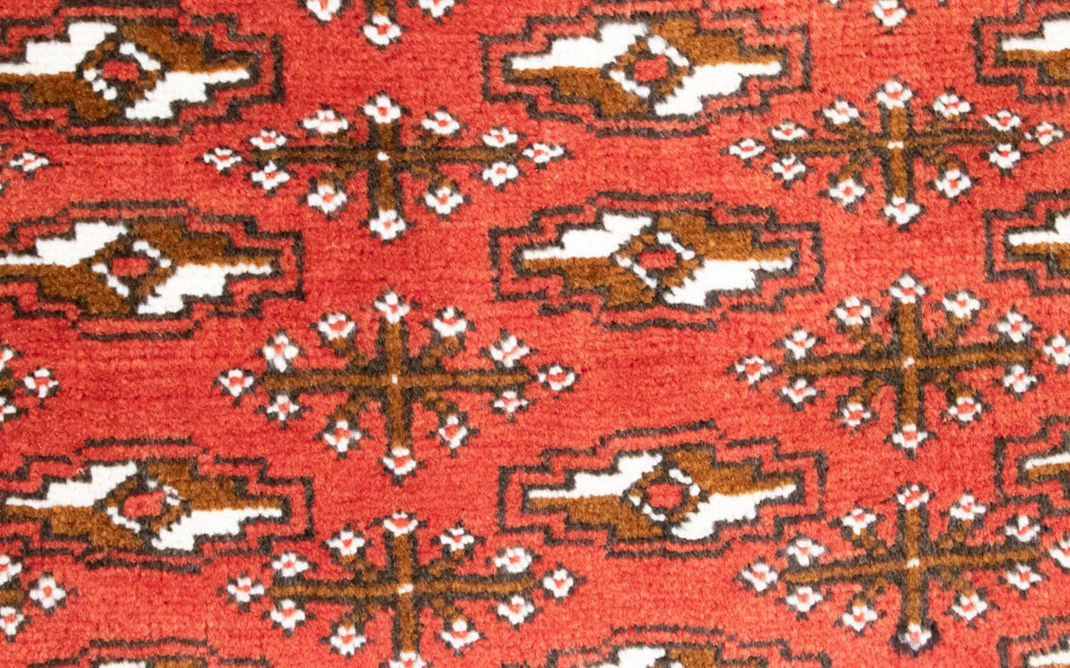 Runner Turkaman Rug - 100 x 50 cm - red