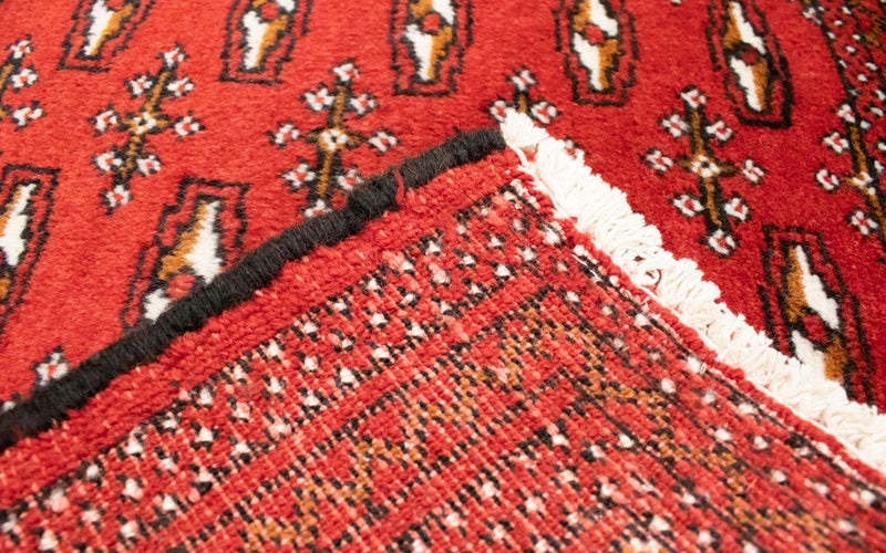 Runner Turkaman Rug - 100 x 50 cm - red