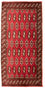 Runner Turkaman Rug - 100 x 50 cm - red