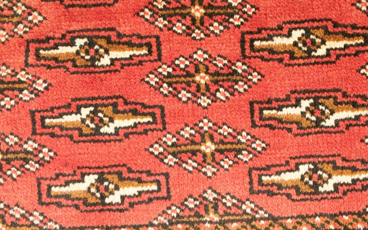 Runner Turkaman Rug - 100 x 50 cm - red