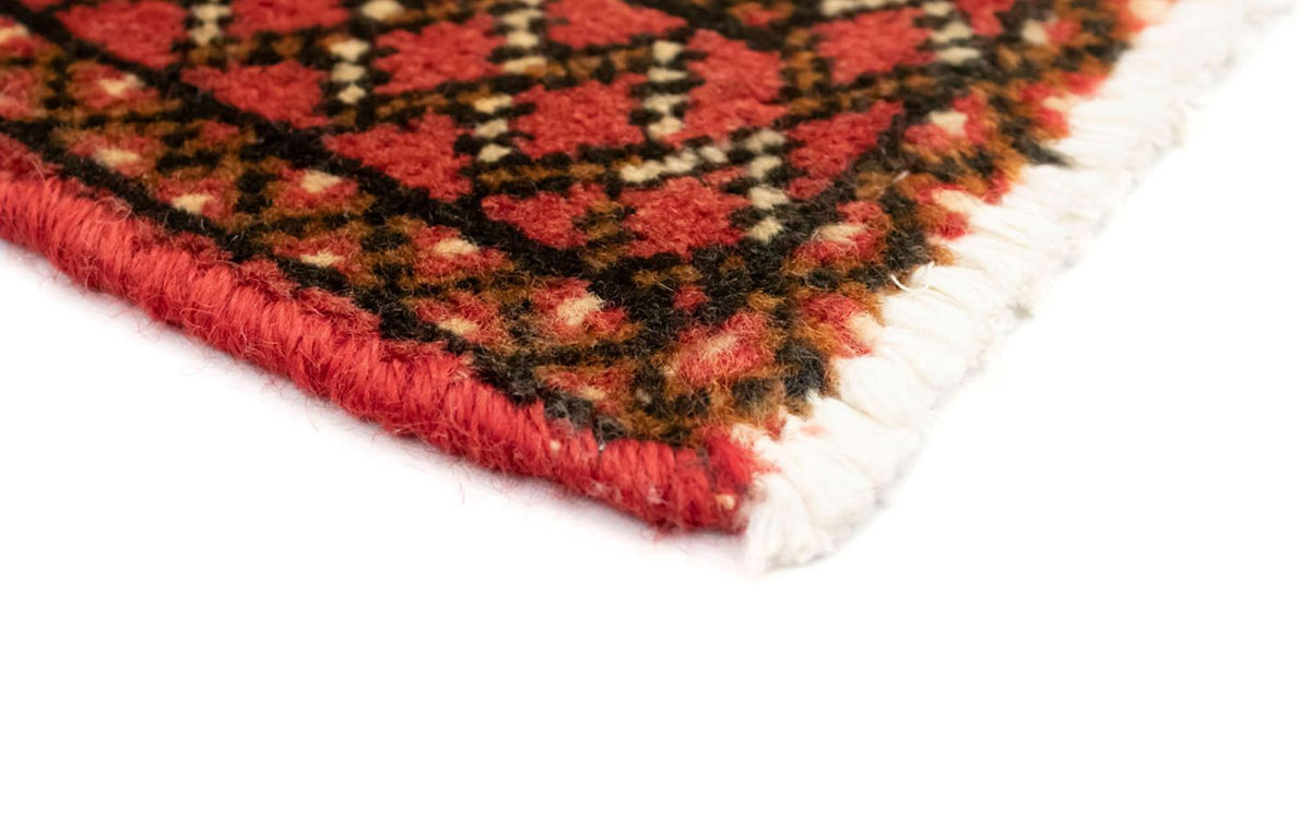 Runner Turkaman Rug - 100 x 50 cm - red