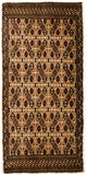 Turkaman Teppich 100x50cm - Orientteppich