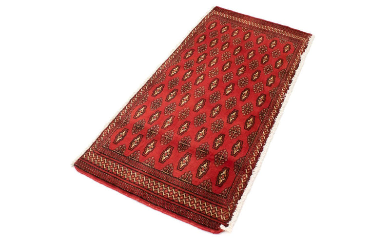 Turkaman Rug - 130 x 60 cm - red