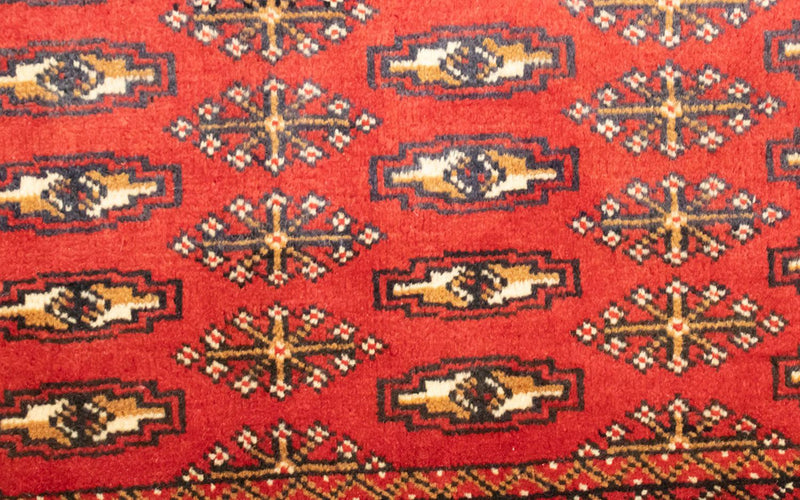 Turkaman Rug - 130 x 60 cm - red