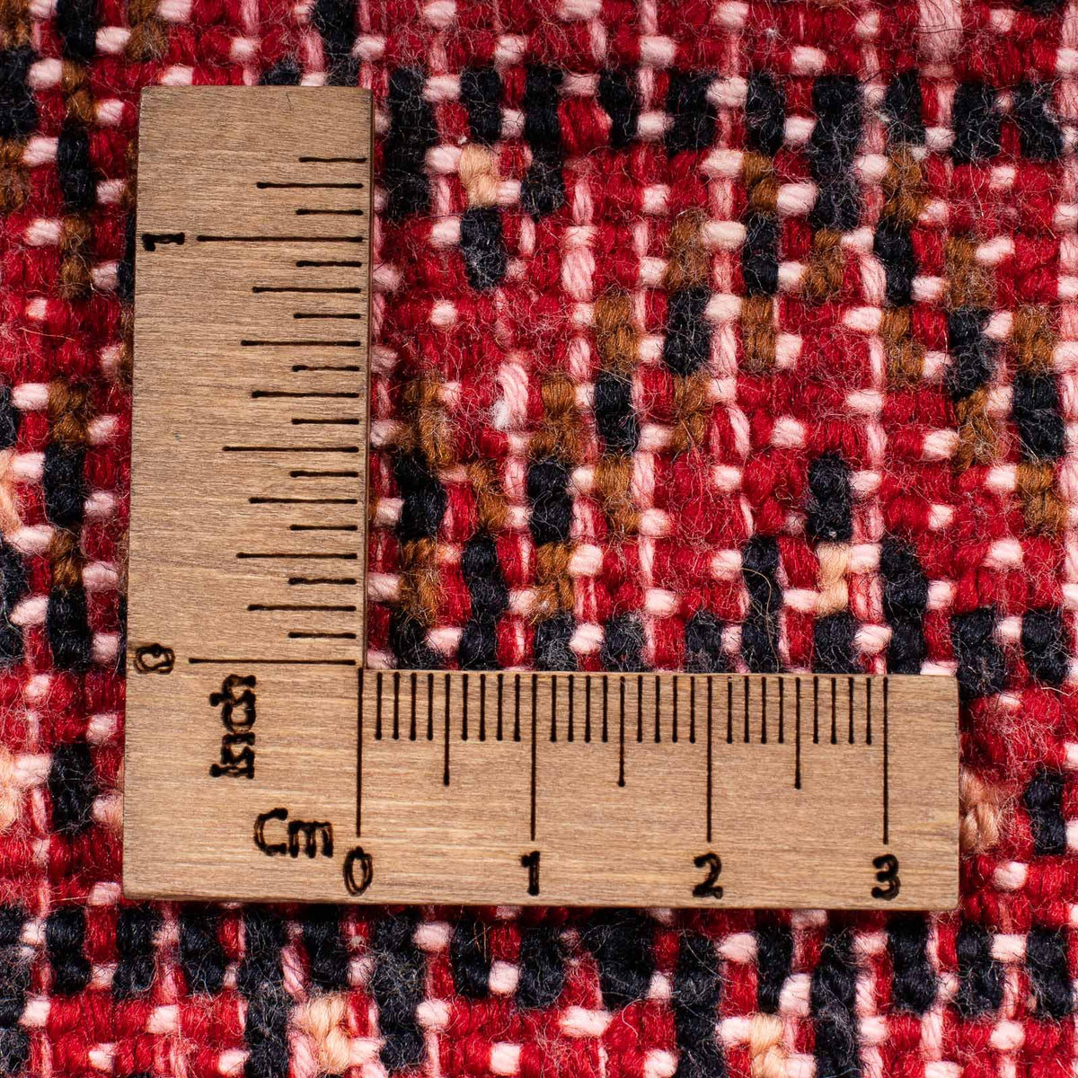 Runner Turkaman Rug - 100 x 50 cm - dark red