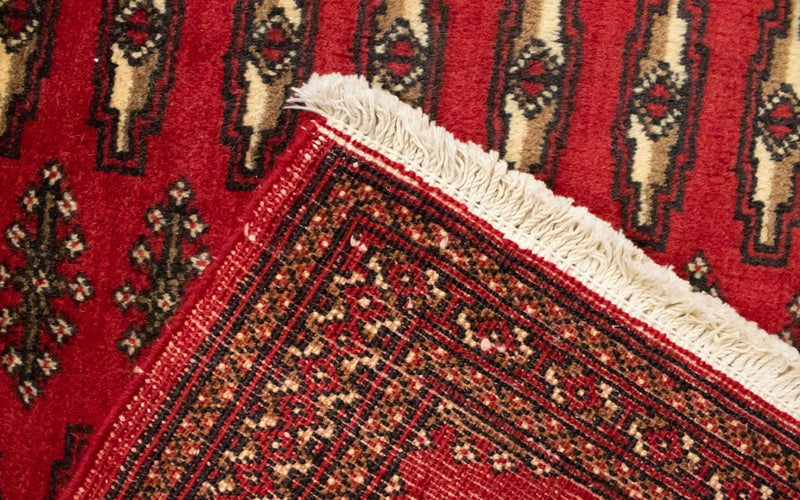 Turkaman Rug - 130 x 60 cm - red