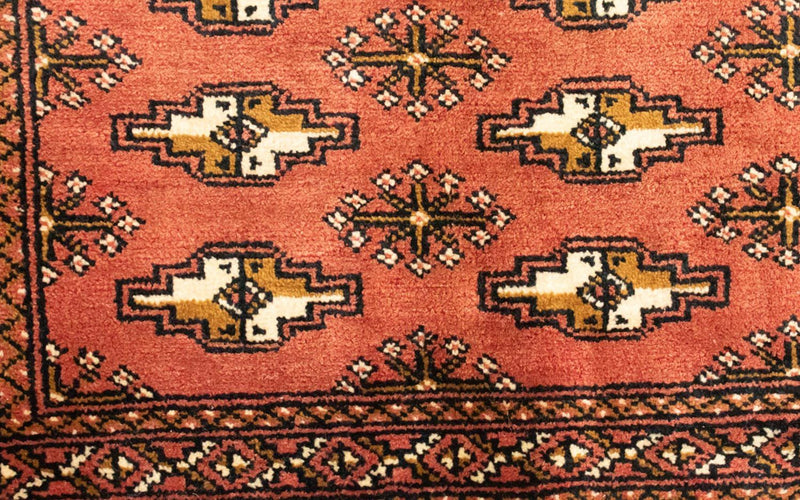 Turkaman Rug - 130 x 60 cm - rust