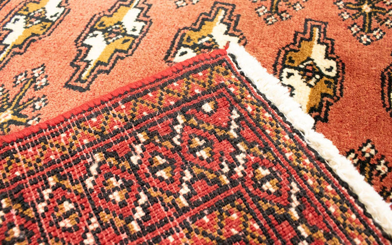 Turkaman Rug - 130 x 60 cm - rust