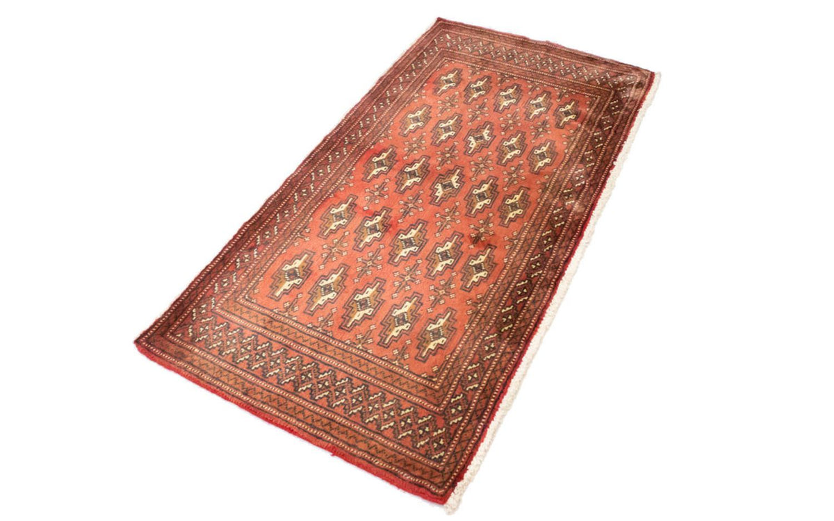 Turkaman Rug - 130 x 60 cm - rust