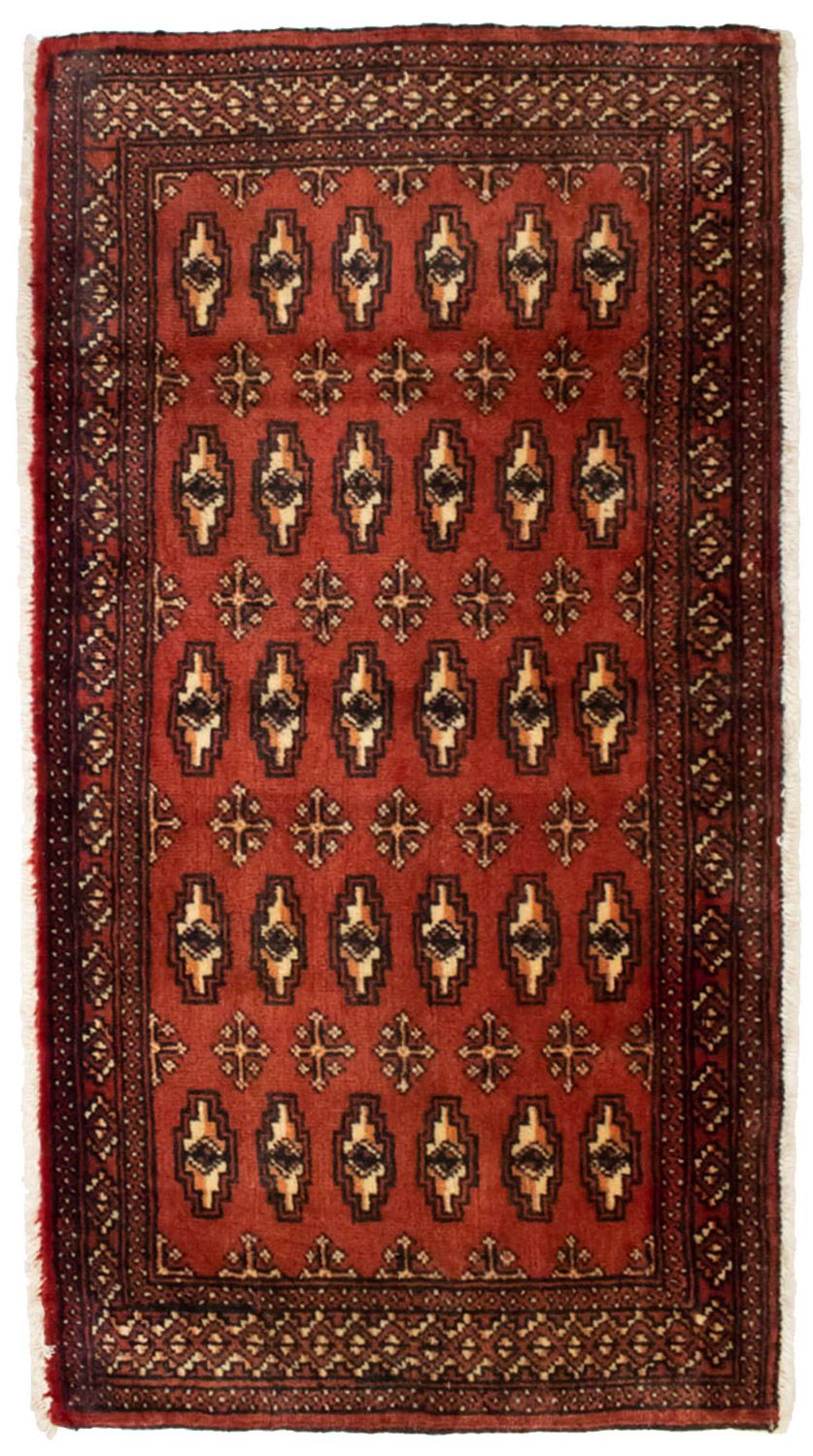 Turkaman Rug - 130 x 60 cm - red