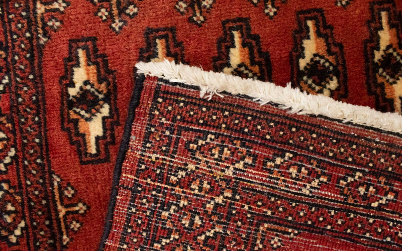 Turkaman Rug - 130 x 60 cm - red