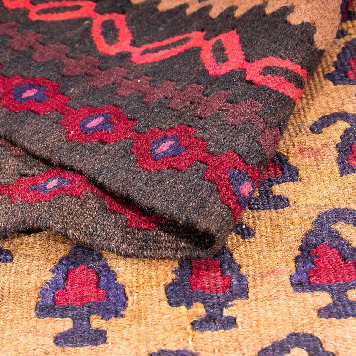 Runner Kelim Rug - Old - 280 x 150 cm - multicolored