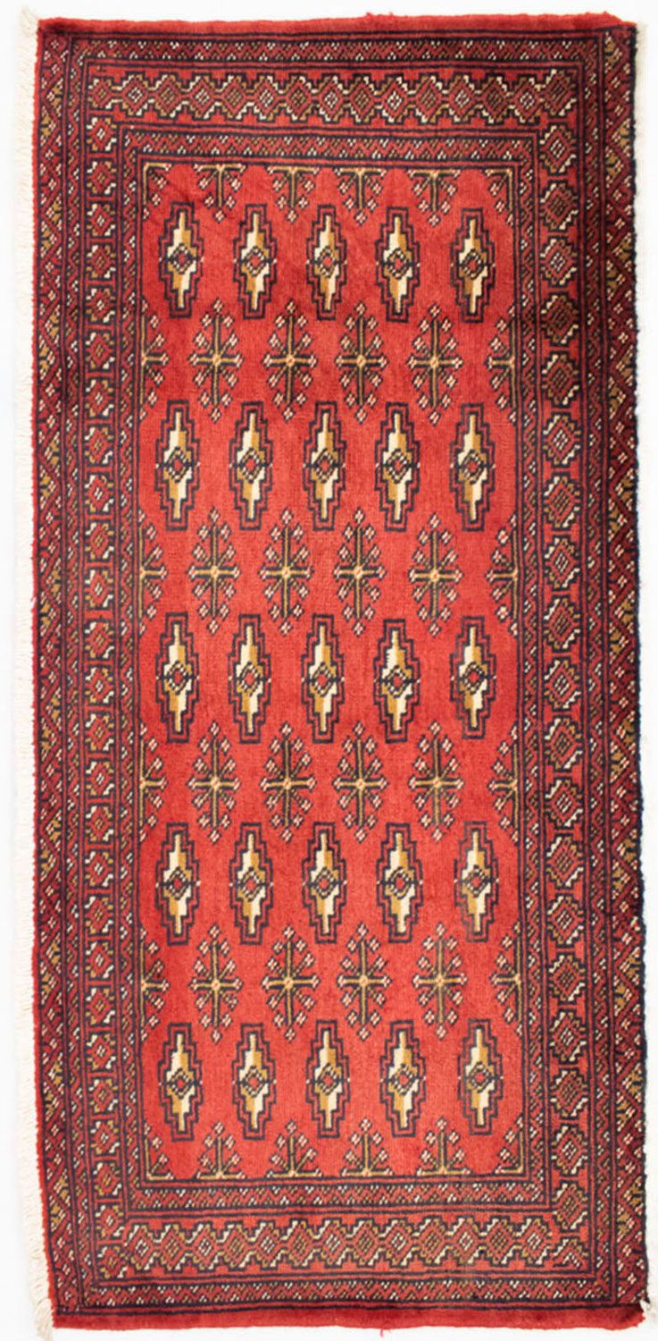 Turkaman Rug - 130 x 60 cm - red