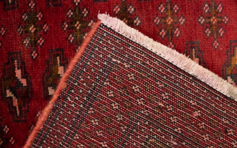 Turkaman Rug - 130 x 60 cm - red