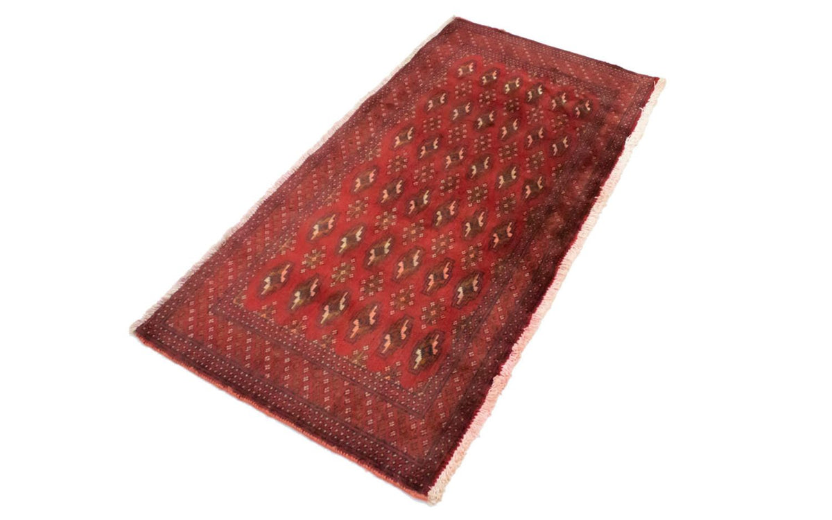 Turkaman Rug - 130 x 60 cm - red
