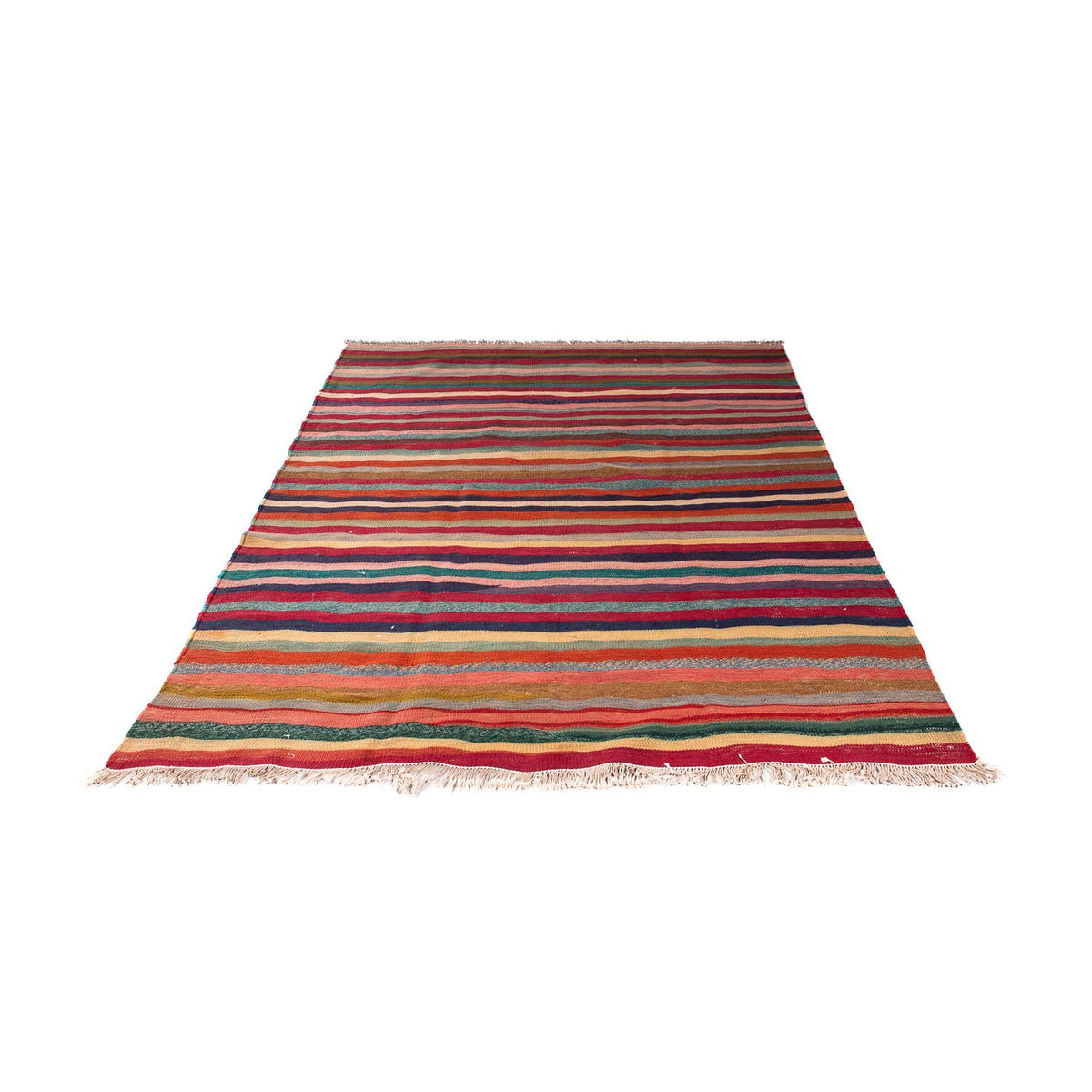 Kelim Rug - Old - 190 x 145 cm - multicolored