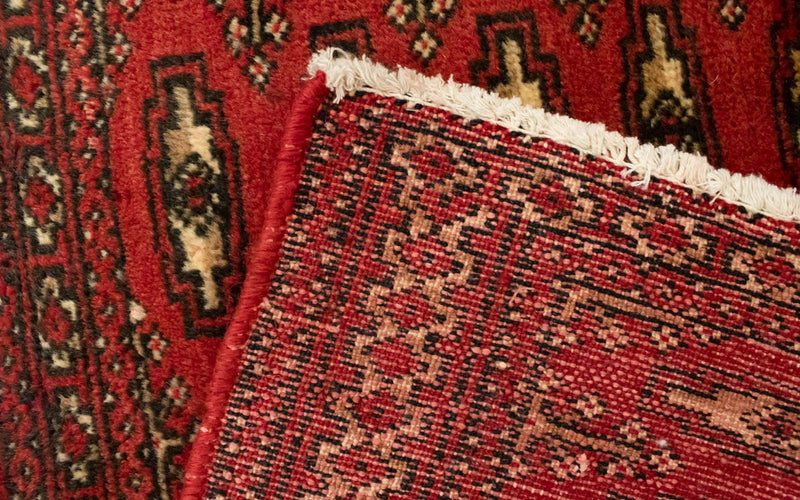 Turkaman Rug - 130 x 60 cm - red