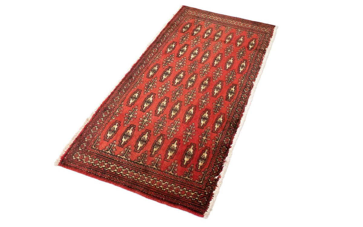 Turkaman Rug - 130 x 60 cm - red