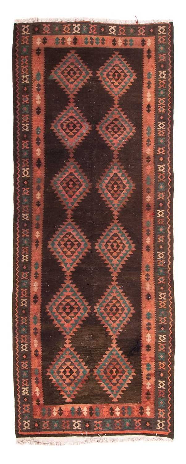 Runner Kelim Rug - Old - 290 x 110 cm - multicolored