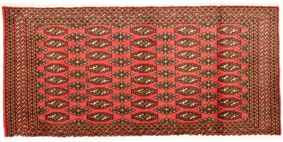 Turkaman Rug 60x130cm - Persian Rugs - red