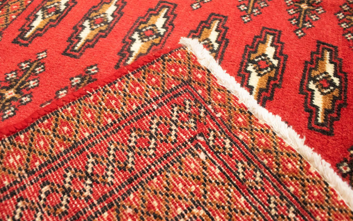 Turkaman Rug - 130 x 60 cm - red