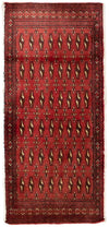 Turkaman Rug 60x130cm - Persian Rugs - Rectangle / Red / 60 x 130 cm Rectangle