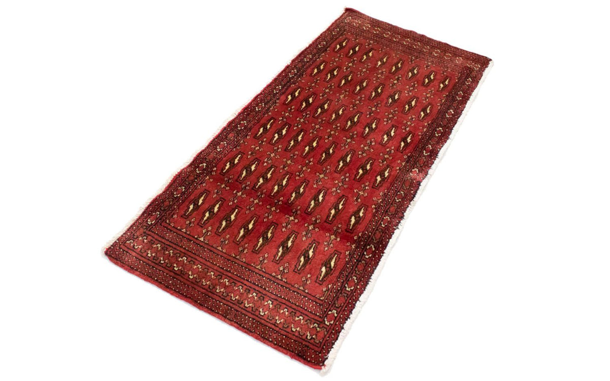 Turkaman Rug - 130 x 60 cm - red