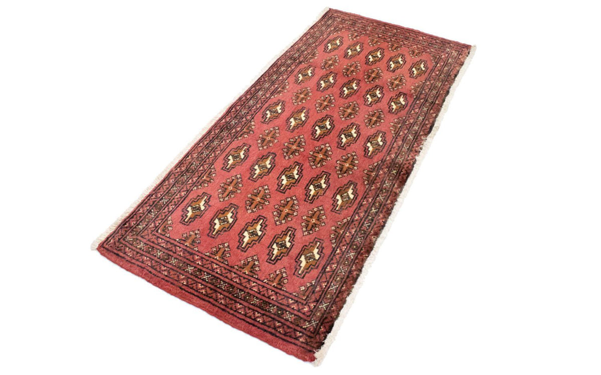 Turkaman Rug - 130 x 60 cm - light red