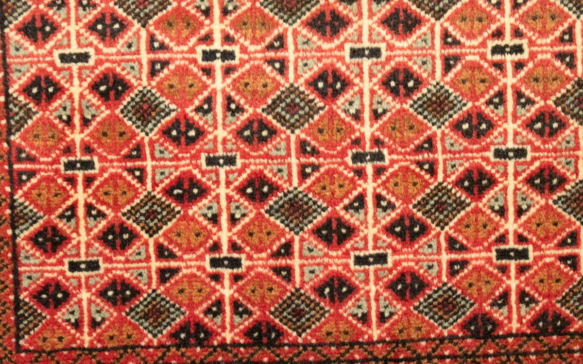 Turkaman Rug - 130 x 60 cm - light red