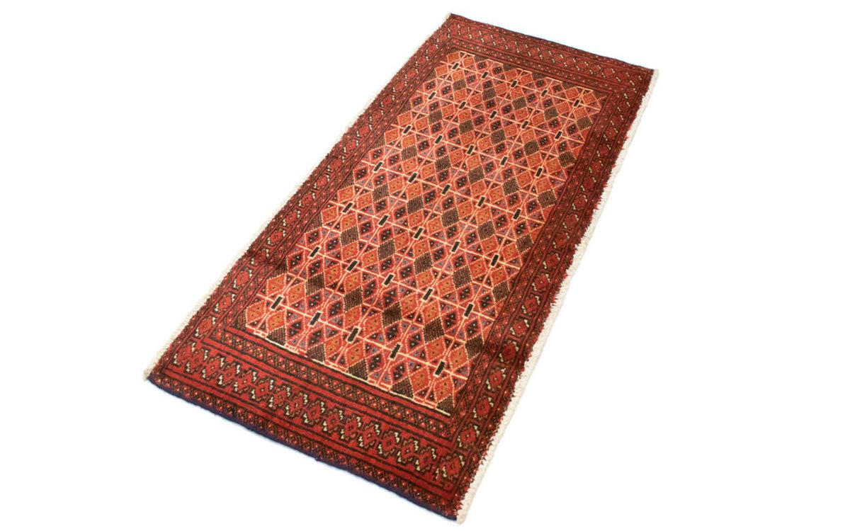 Turkaman Rug - 130 x 60 cm - orange