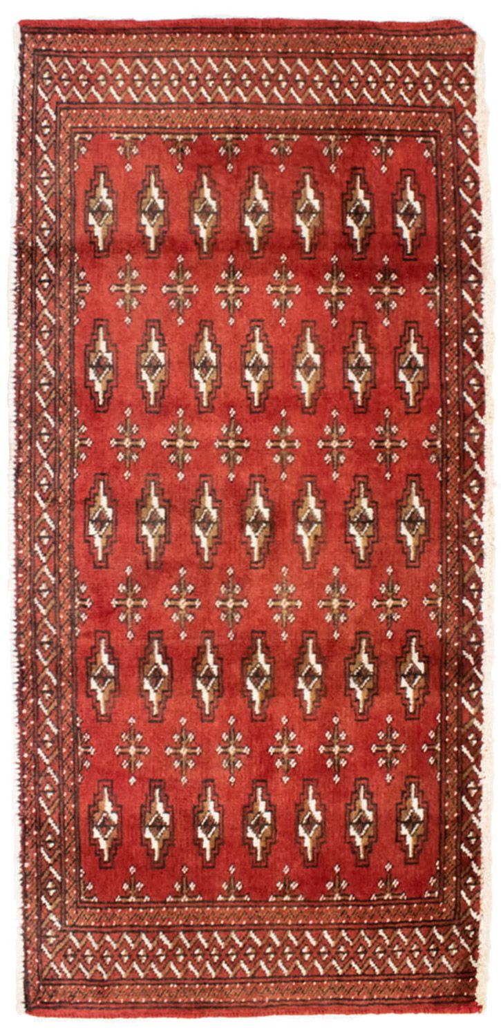 Turkaman Rug - 130 x 60 cm - rust