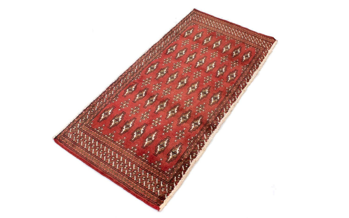 Turkaman Rug - 130 x 60 cm - rust