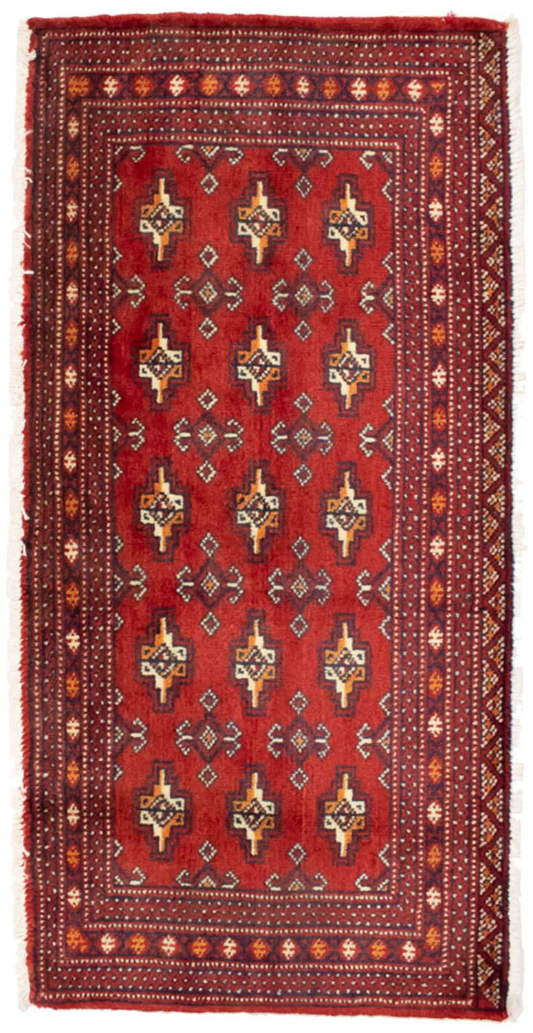 Turkaman Rug - 130 x 60 cm - red