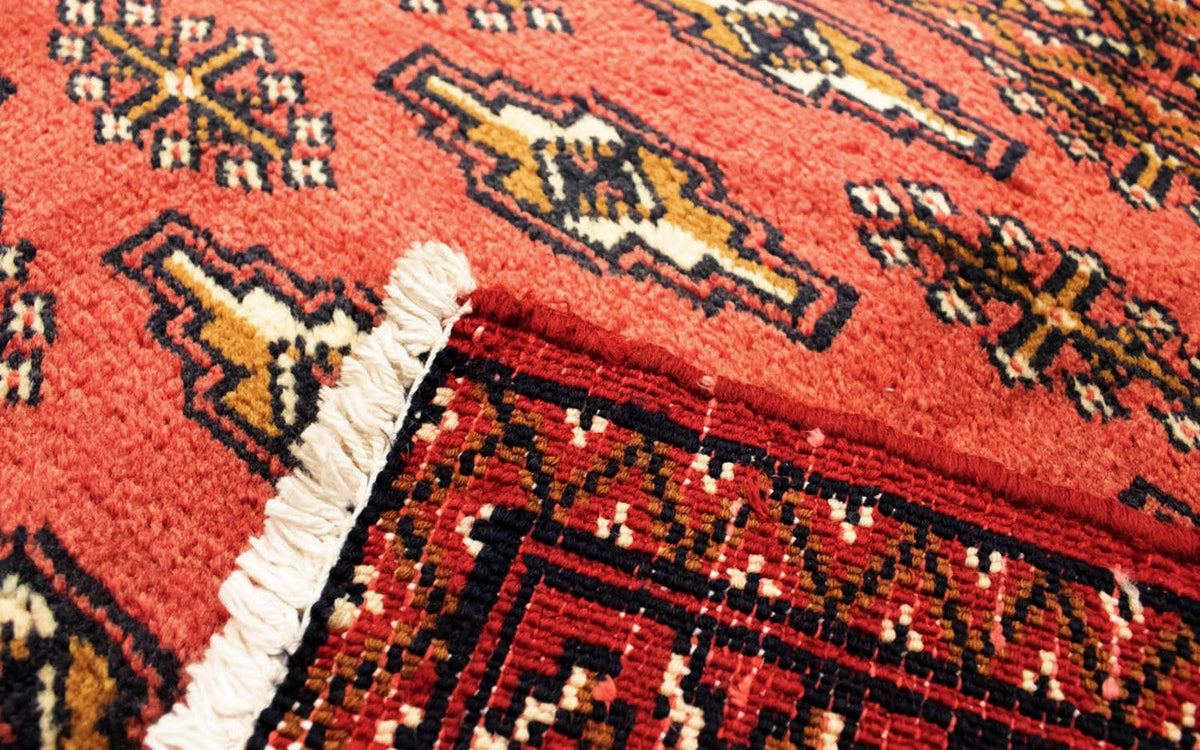 Turkaman Rug - 130 x 60 cm - red