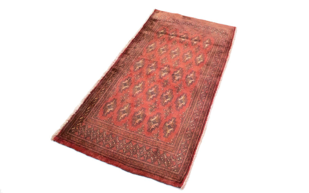Turkaman Rug - 130 x 60 cm - rust