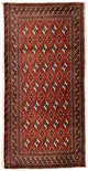 Turkaman Teppich 130x60cm - Orientteppich